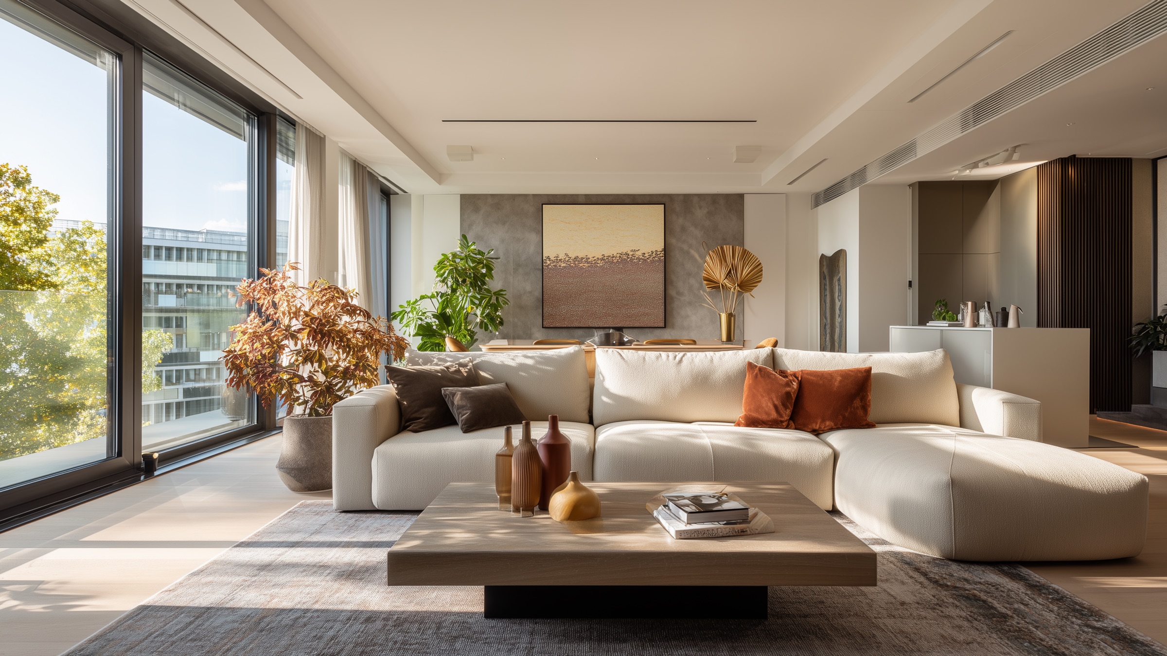 Edles Wohnzimmer — Kapitalanlage-Wohnung saniert